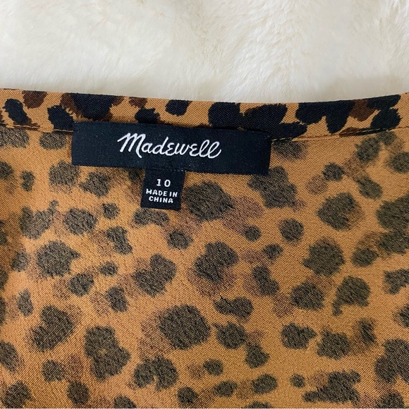 Madewell Brown Leopard Print Midi Skirt - Picture 12 of 13